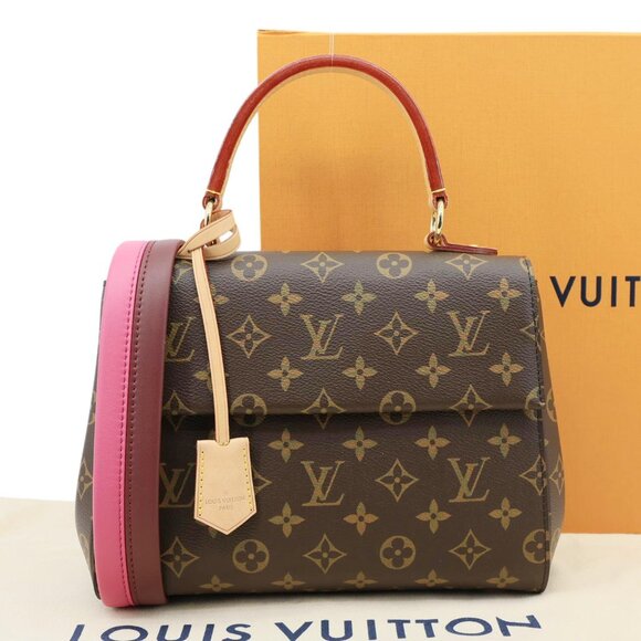 Louis Vuitton  Cluny BB Monogram Canvas Crossbody Bag Brown - Picture 3 of 13